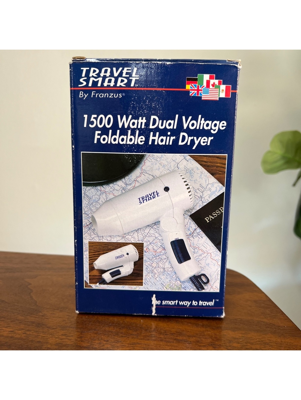 Travel Smart Hair Dryer Franzus Foldable Blow Dryer Portable Compact TS-5032